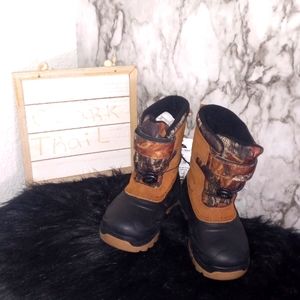 OZARK TRAIL KID'S CAMO SNOW BOOTS